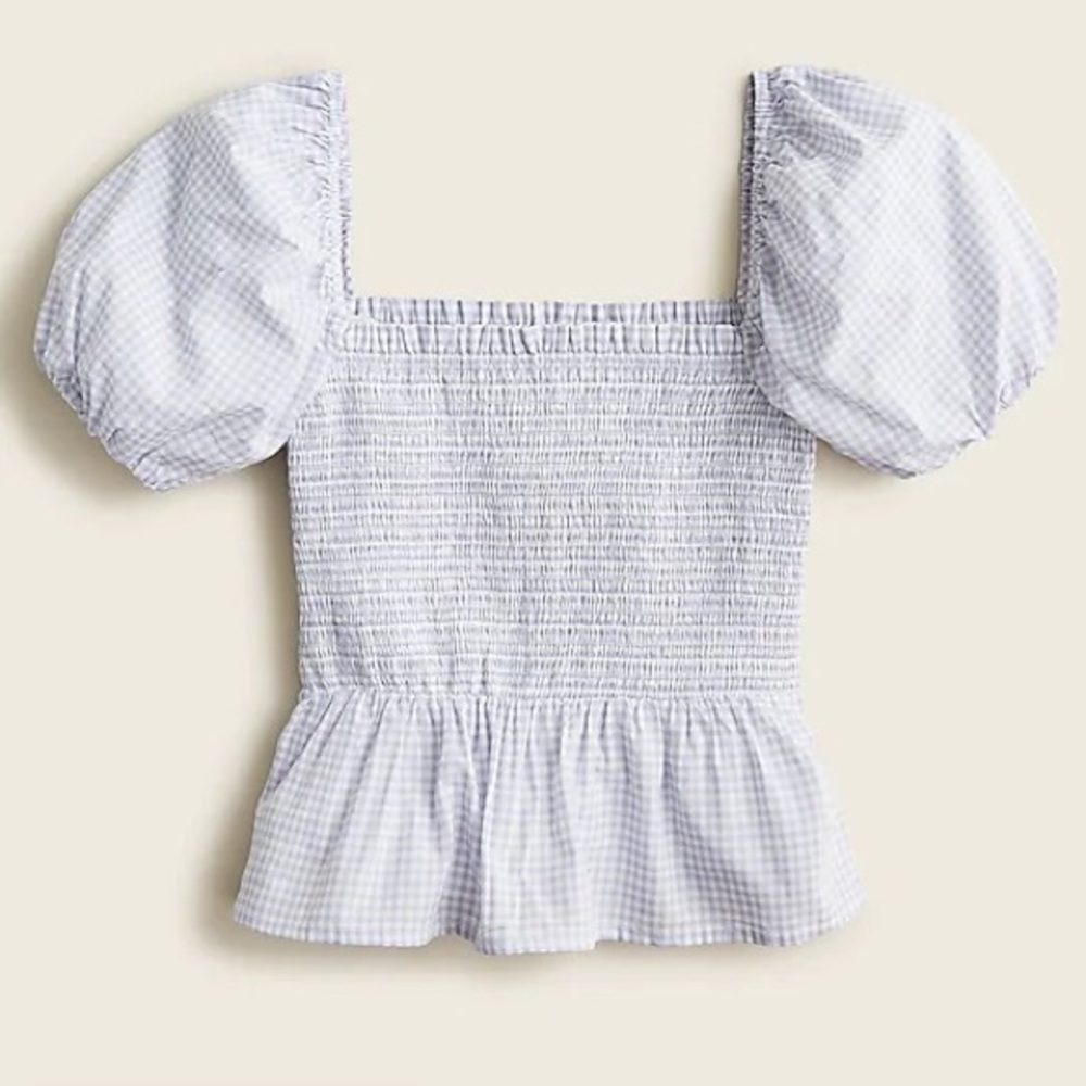 J.Crew gingham top!